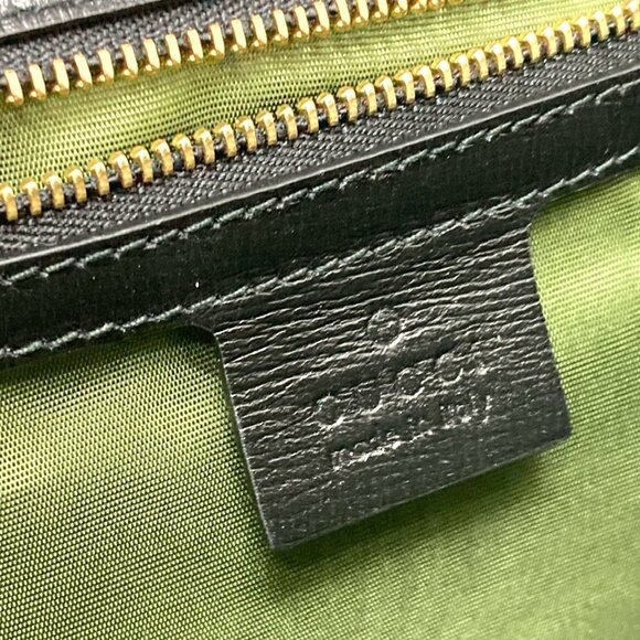GUCCI Black GG Marmont Shoulder Bag - Picture 9 of 13